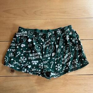 ⭐️ Green Holiday Print Boxer Shorts